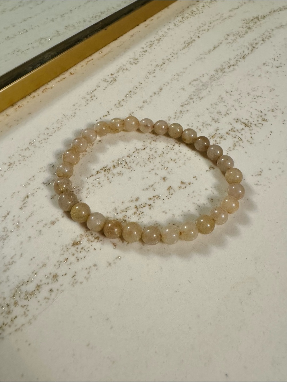 Calcite Stone Bracelet - stretchy